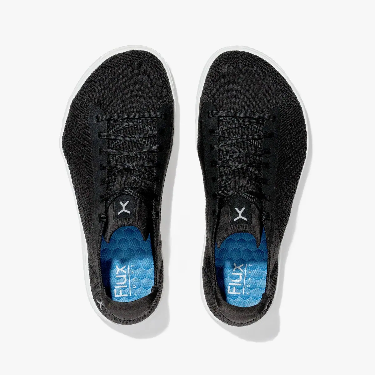 Босоногие кроссовки Flux Adapt Knit Trainer — чёрный и белый, фото 4