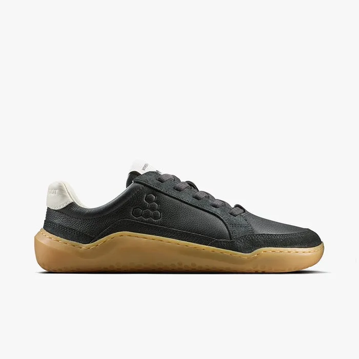 Кроссовки Vivobarefoot Gobi II Sneaker Leather — мужская модель, чёрный