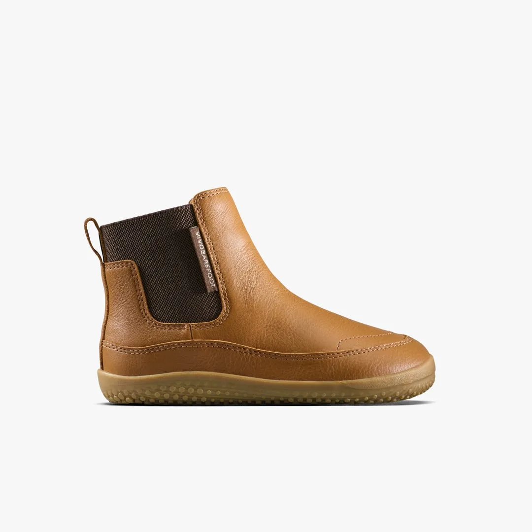 Ботинки Vivobarefoot Gobi Chelsea — для дошкольников, коричневый