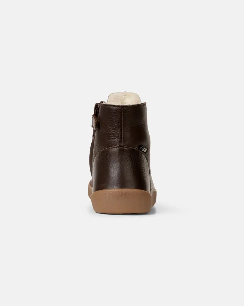 Детские босоногие зимние ботинки Bundgaard Mocca Dark Brown, фото 3
