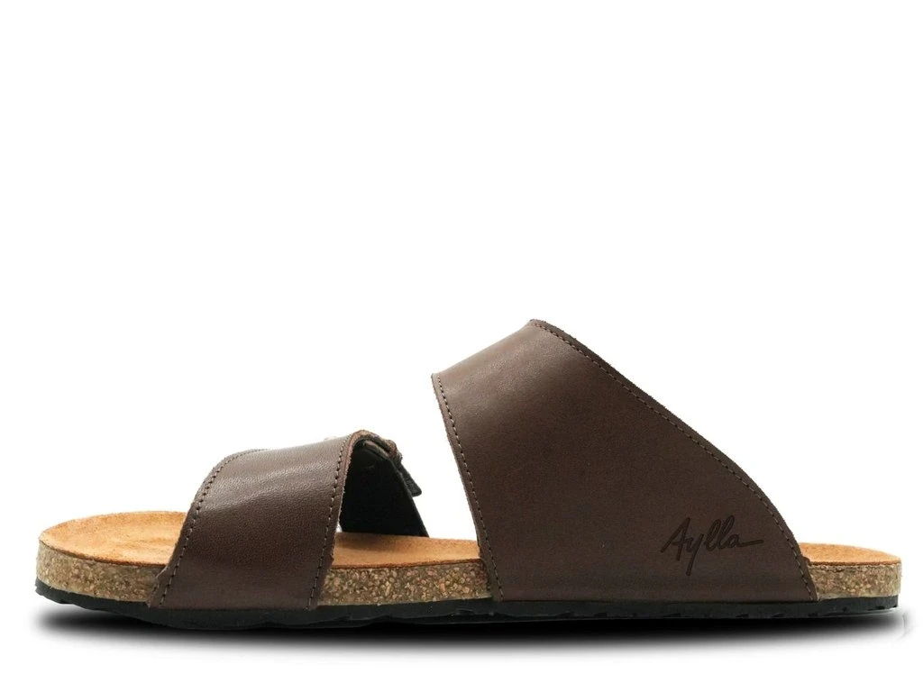Шлёпанцы Aylla Challaku SOFT (женские) — коричневый, фото 3