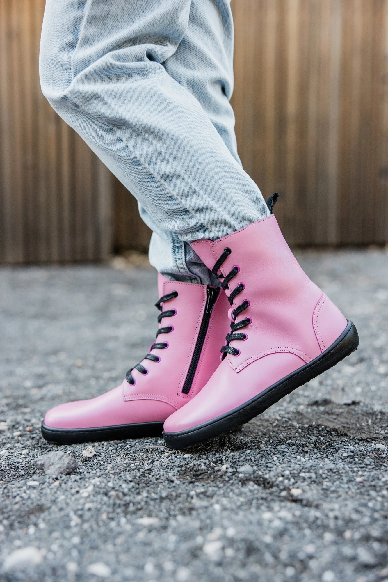 Босоногие ботинки Shapen MAVERICK Mini — нежно-розовый — фото 1 из 9